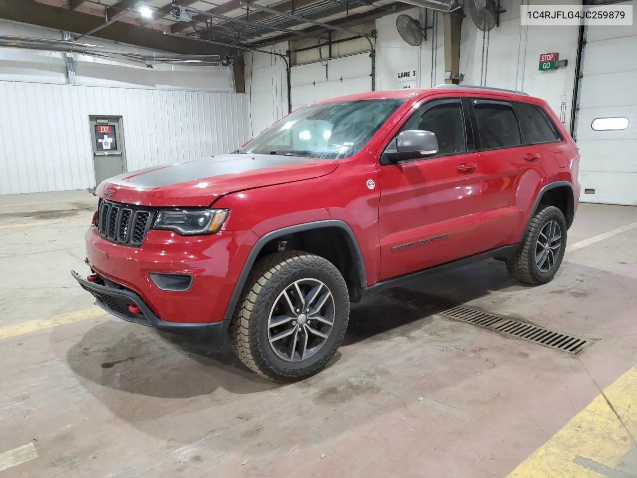 2018 Jeep Grand Cherokee Trailhawk VIN: 1C4RJFLG4JC259879 Lot: 76809704