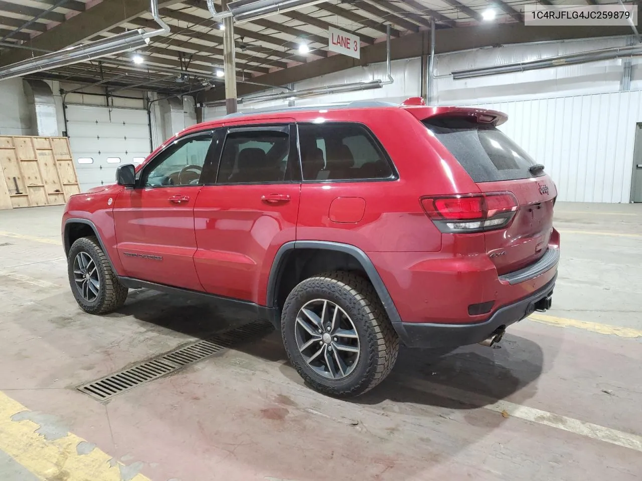 2018 Jeep Grand Cherokee Trailhawk VIN: 1C4RJFLG4JC259879 Lot: 76809704