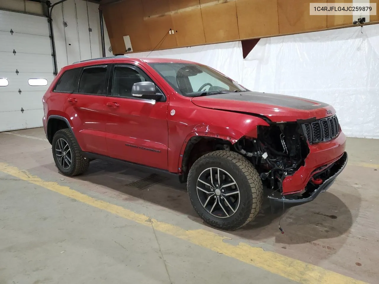 2018 Jeep Grand Cherokee Trailhawk VIN: 1C4RJFLG4JC259879 Lot: 76809704