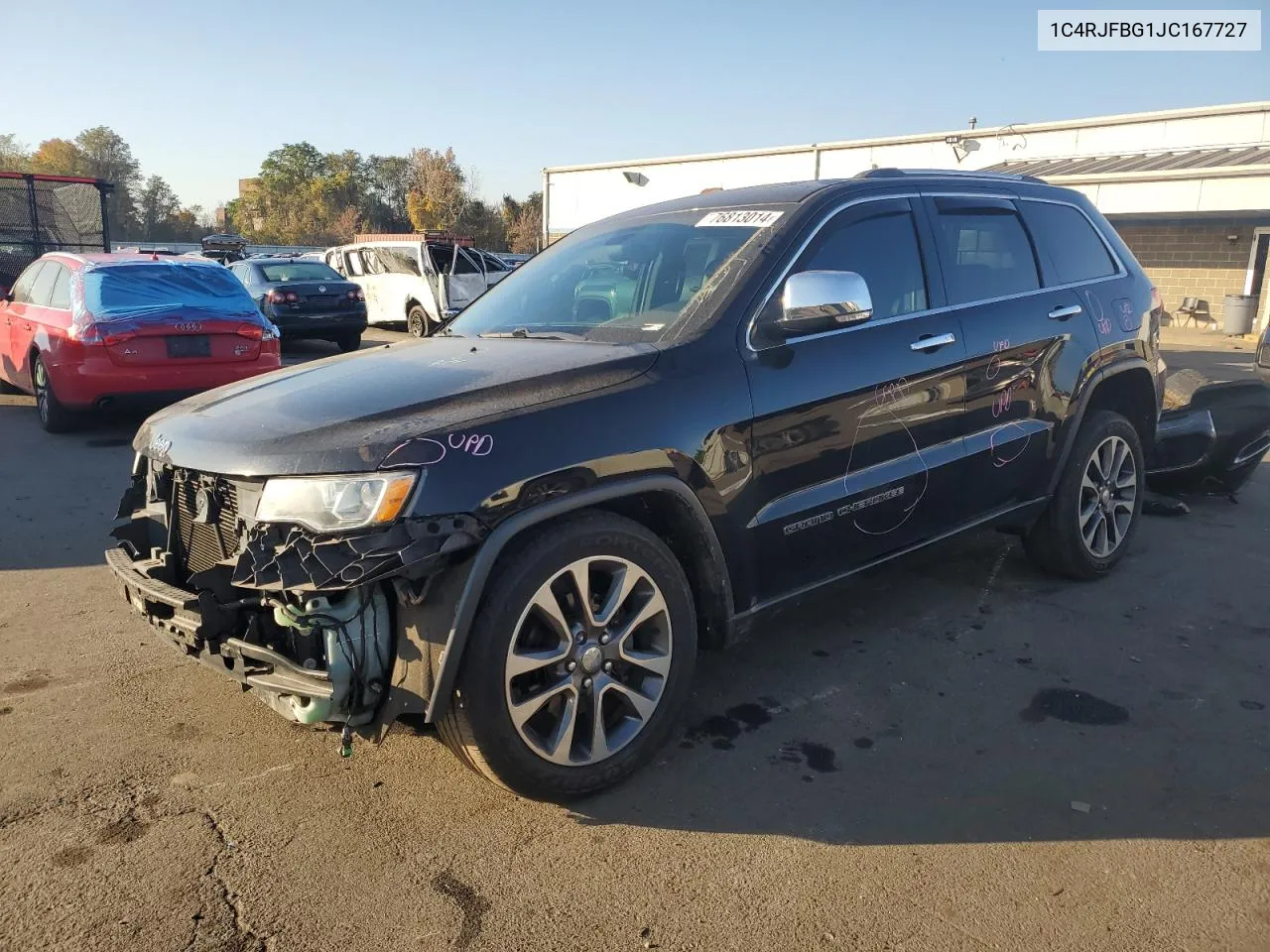 2018 Jeep Grand Cherokee Limited VIN: 1C4RJFBG1JC167727 Lot: 76813014