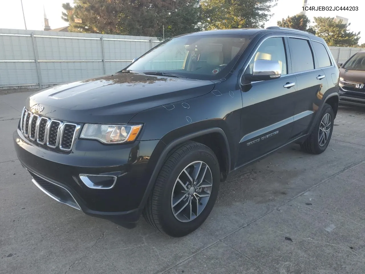 2018 Jeep Grand Cherokee Limited VIN: 1C4RJEBG2JC444203 Lot: 76907704