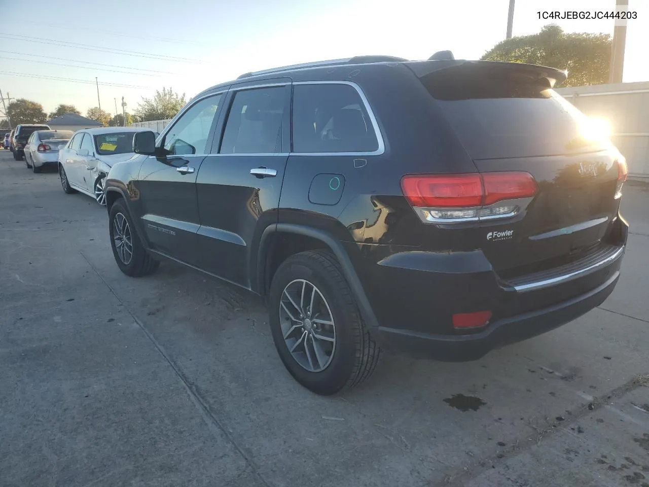 2018 Jeep Grand Cherokee Limited VIN: 1C4RJEBG2JC444203 Lot: 76907704