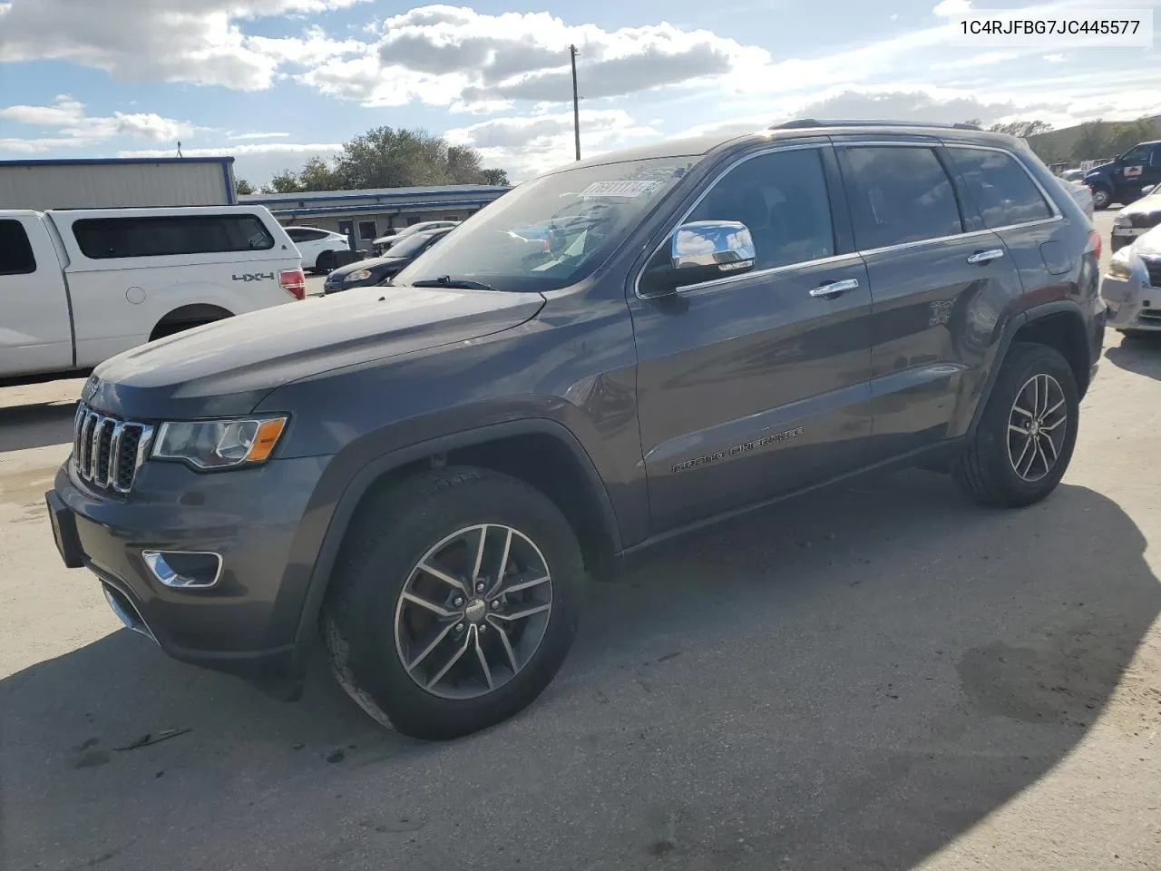 2018 Jeep Grand Cherokee Limited VIN: 1C4RJFBG7JC445577 Lot: 76911174