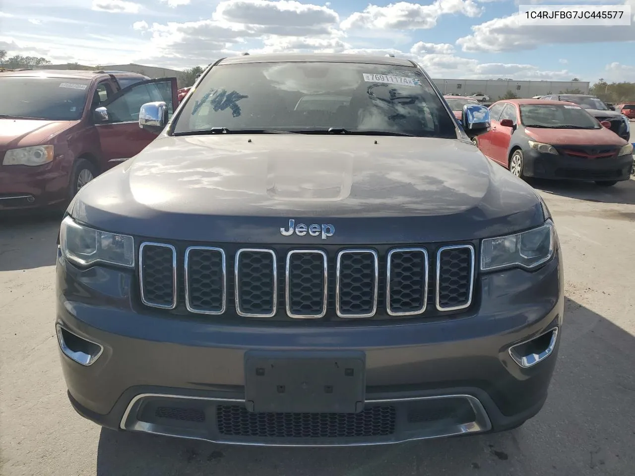 2018 Jeep Grand Cherokee Limited VIN: 1C4RJFBG7JC445577 Lot: 76911174