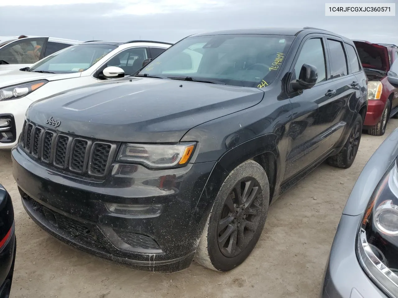 2018 Jeep Grand Cherokee Overland VIN: 1C4RJFCGXJC360571 Lot: 76941154