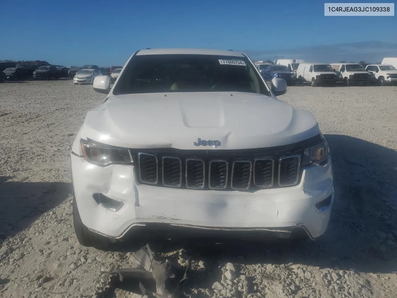 2018 Jeep Grand Cherokee Laredo VIN: 1C4RJEAG3JC109338 Lot: 77000754