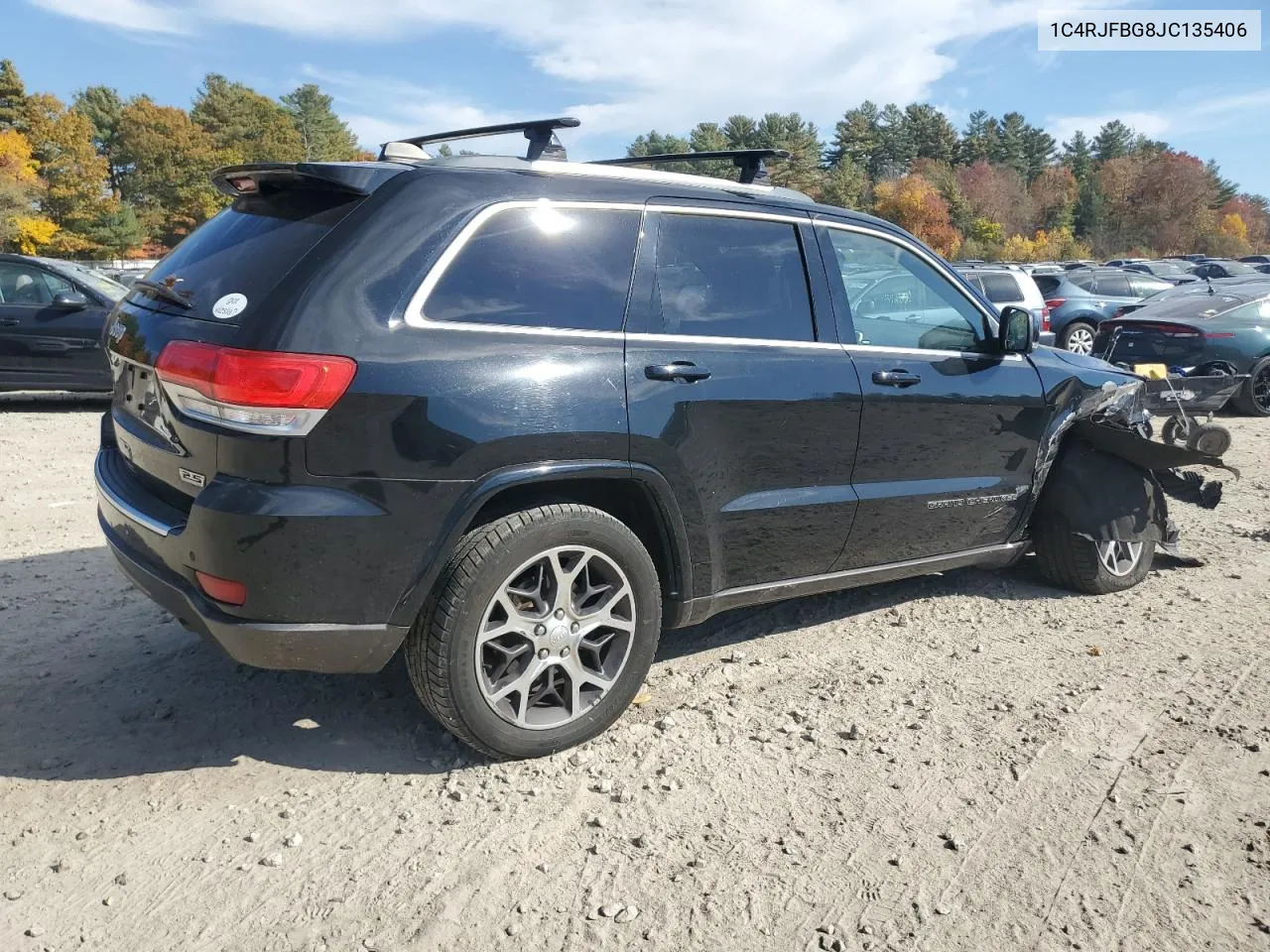 2018 Jeep Grand Cherokee Limited VIN: 1C4RJFBG8JC135406 Lot: 77026234