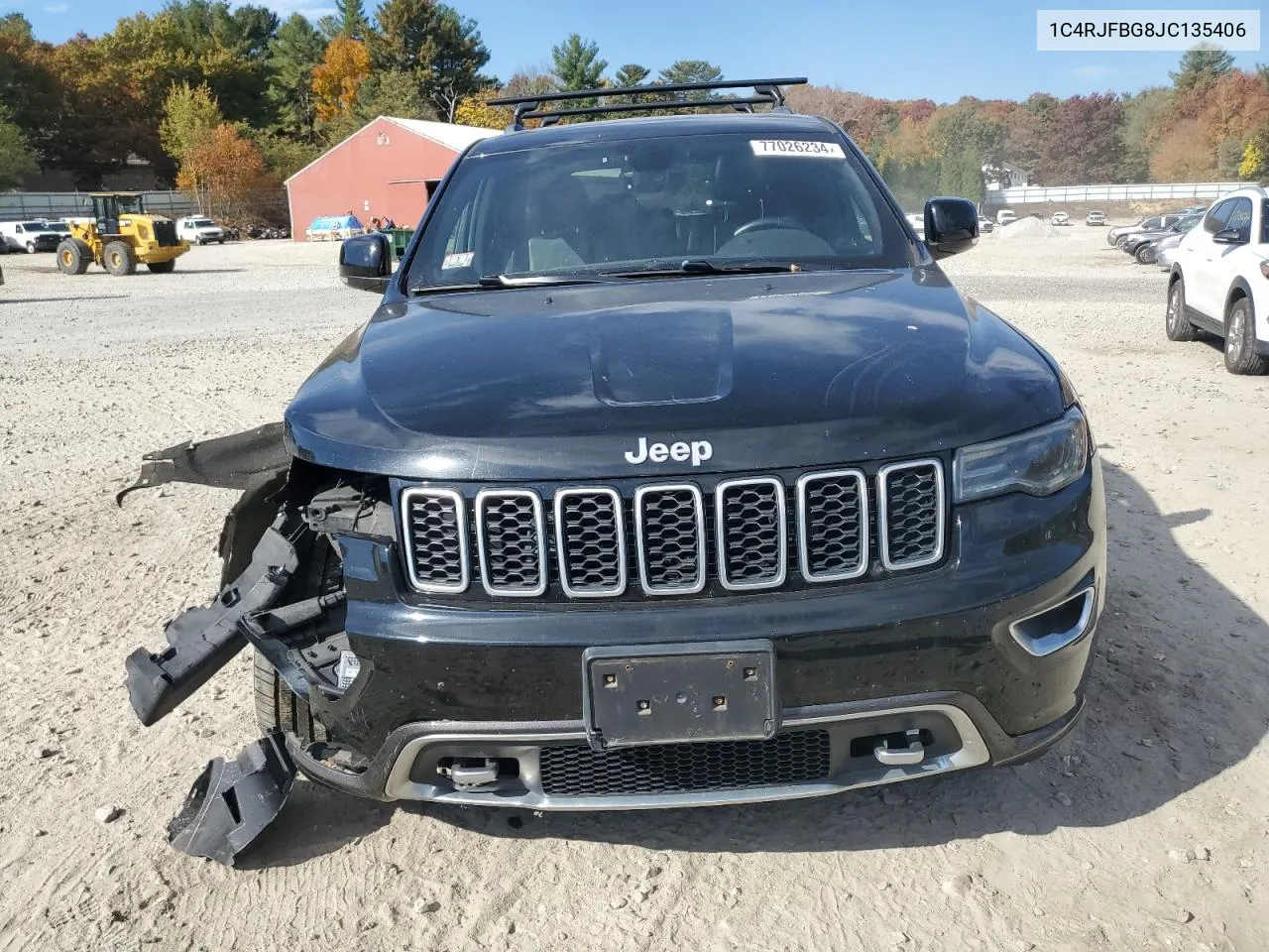 2018 Jeep Grand Cherokee Limited VIN: 1C4RJFBG8JC135406 Lot: 77026234