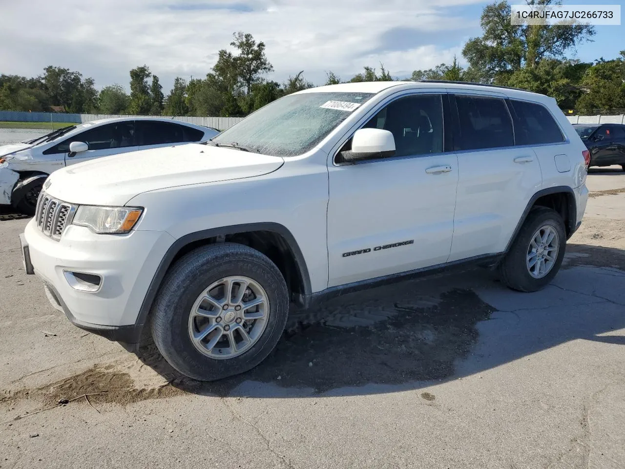 2018 Jeep Grand Cherokee Laredo VIN: 1C4RJFAG7JC266733 Lot: 77086494