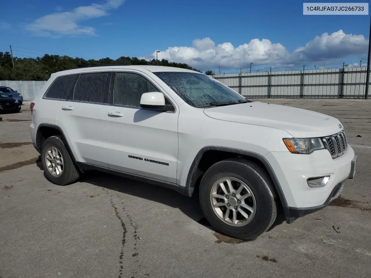 2018 Jeep Grand Cherokee Laredo VIN: 1C4RJFAG7JC266733 Lot: 77086494