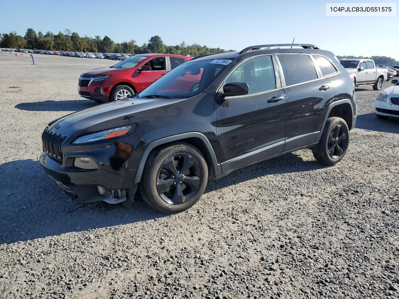 2018 Jeep Cherokee Latitude VIN: 1C4PJLCB3JD551575 Lot: 77227364