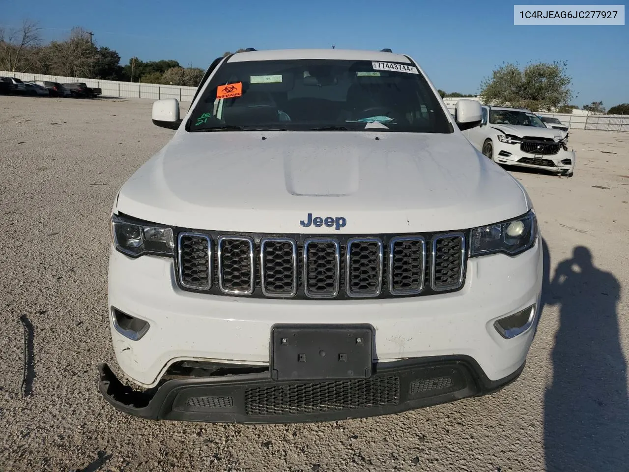 2018 Jeep Grand Cherokee Laredo VIN: 1C4RJEAG6JC277927 Lot: 77443744