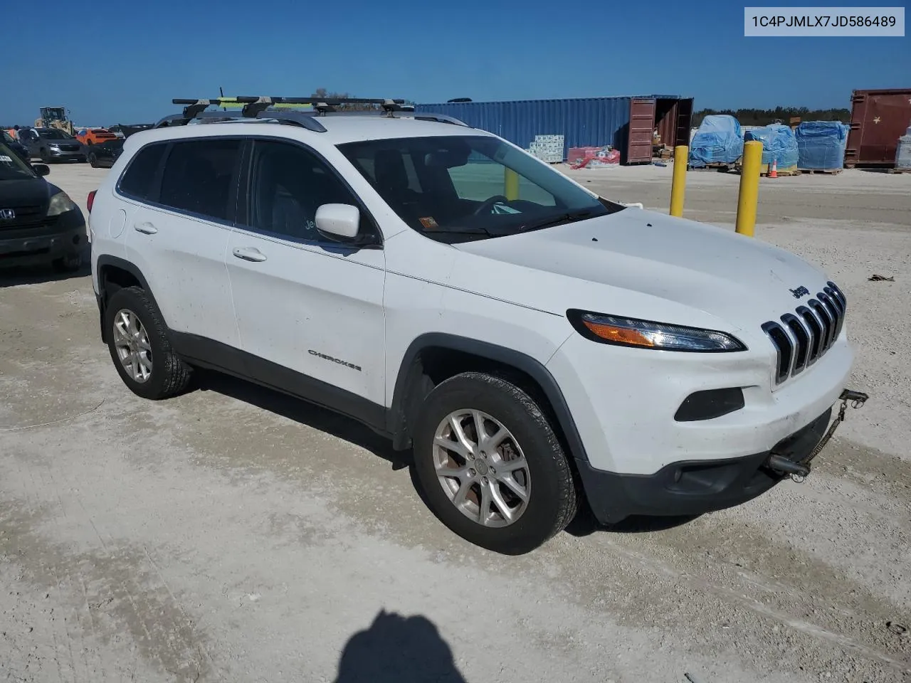 2018 Jeep Cherokee Latitude Plus VIN: 1C4PJMLX7JD586489 Lot: 77468644