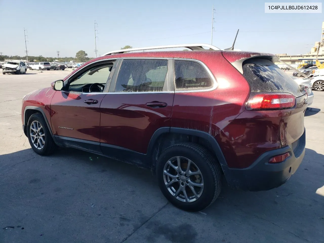 2018 Jeep Cherokee Latitude Plus VIN: 1C4PJLLB0JD612428 Lot: 77528744