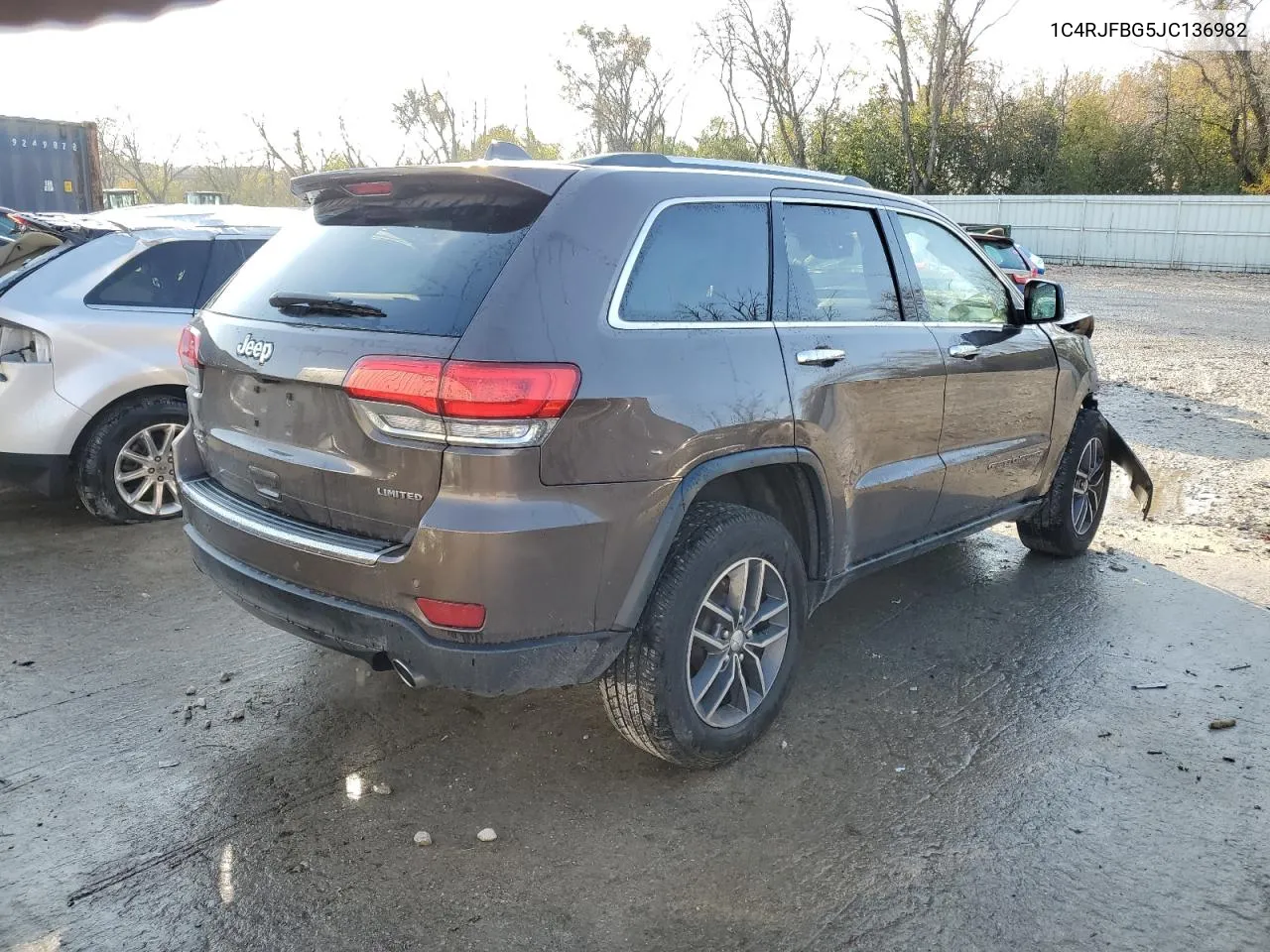 2018 Jeep Grand Cherokee Limited VIN: 1C4RJFBG5JC136982 Lot: 77553964