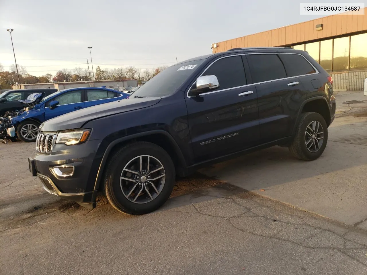 2018 Jeep Grand Cherokee Limited VIN: 1C4RJFBG0JC134587 Lot: 77571014