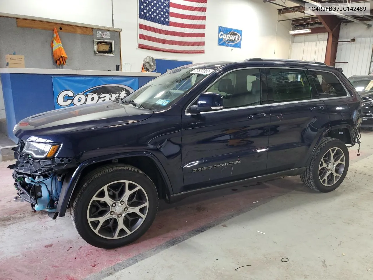 2018 Jeep Grand Cherokee Limited VIN: 1C4RJFBG7JC142489 Lot: 77572384