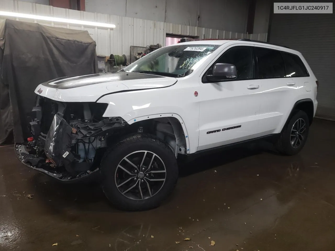 2018 Jeep Grand Cherokee Trailhawk VIN: 1C4RJFLG1JC240917 Lot: 77626394