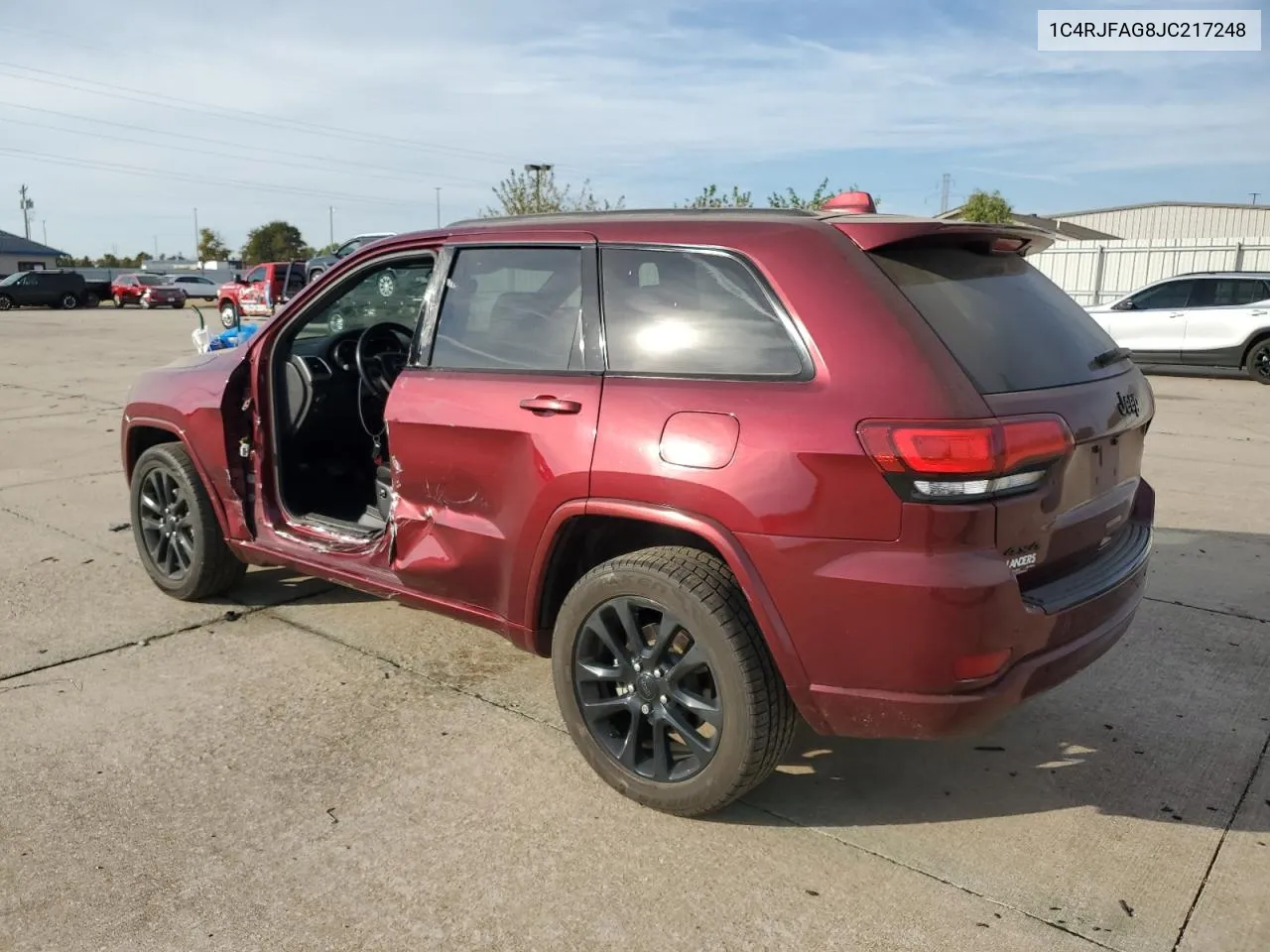 2018 Jeep Grand Cherokee Laredo VIN: 1C4RJFAG8JC217248 Lot: 77764914