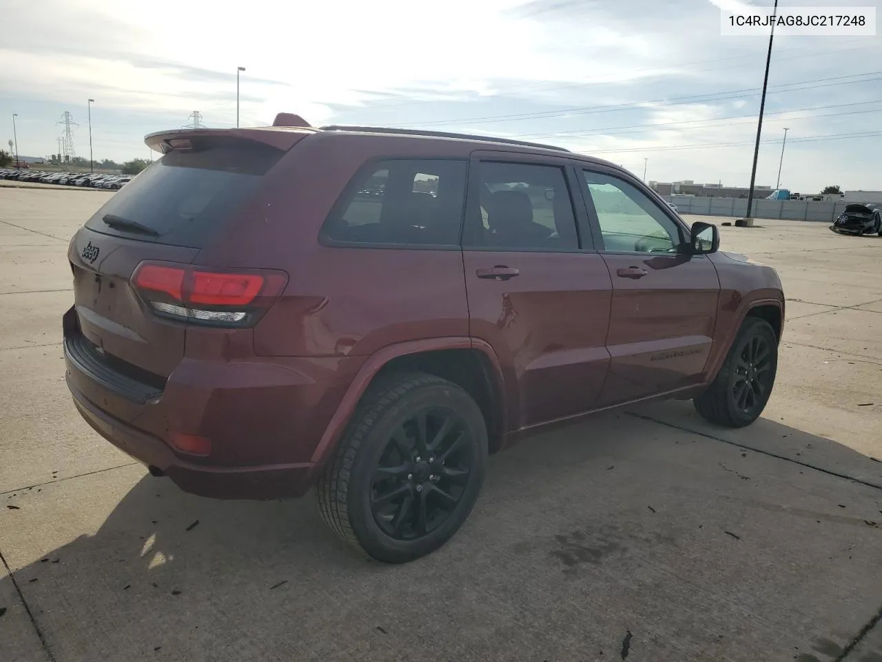 2018 Jeep Grand Cherokee Laredo VIN: 1C4RJFAG8JC217248 Lot: 77764914