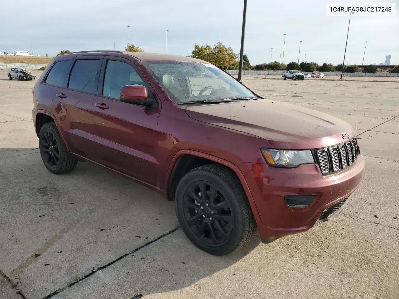 2018 Jeep Grand Cherokee Laredo VIN: 1C4RJFAG8JC217248 Lot: 77764914