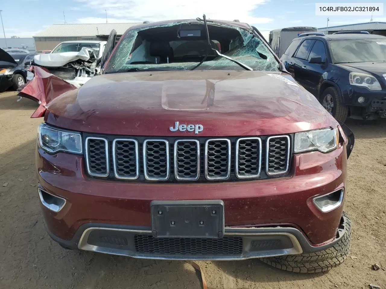 2018 Jeep Grand Cherokee Limited VIN: 1C4RJFBG2JC321894 Lot: 77793534