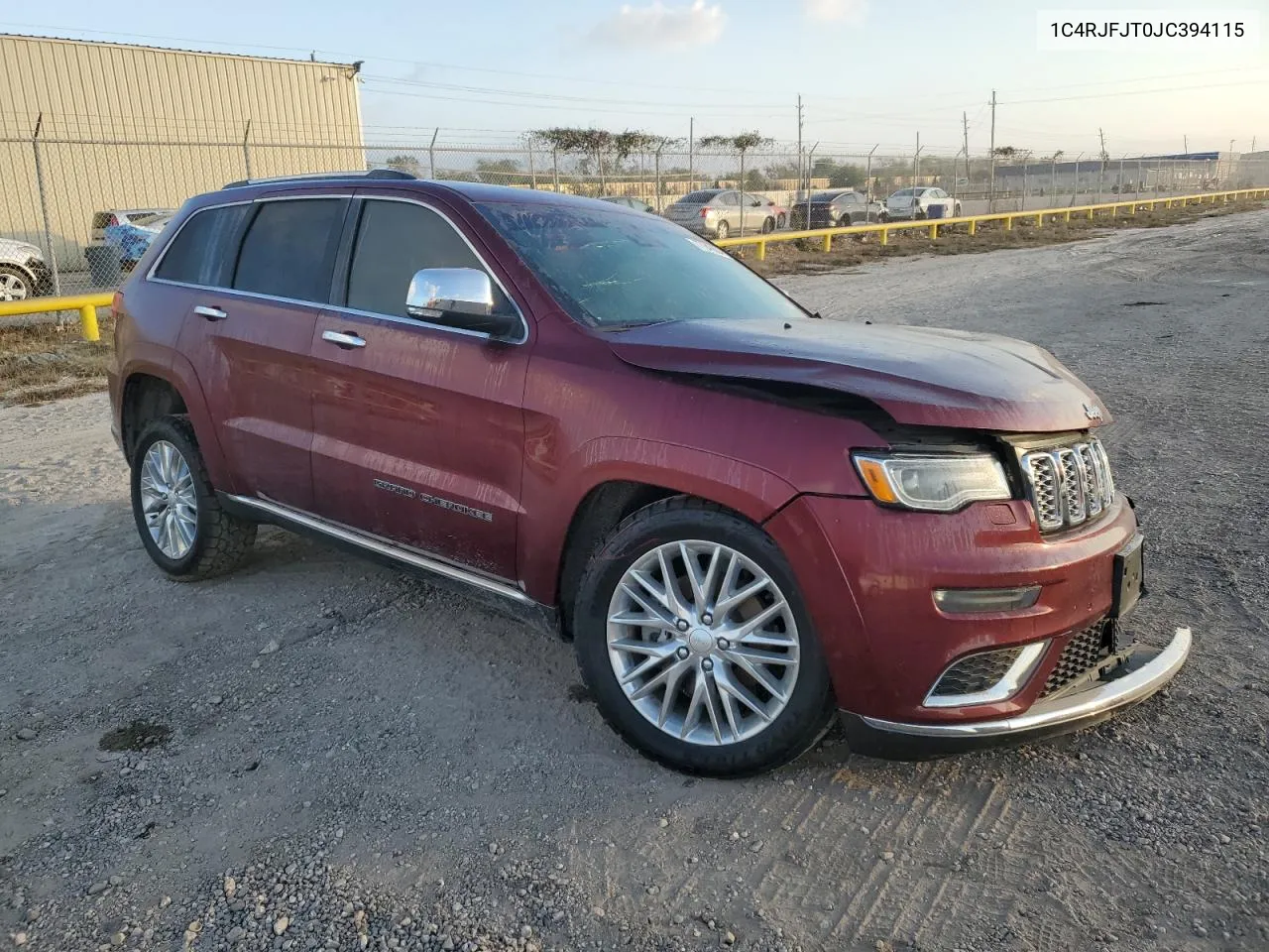 2018 Jeep Grand Cherokee Summit VIN: 1C4RJFJT0JC394115 Lot: 77840804