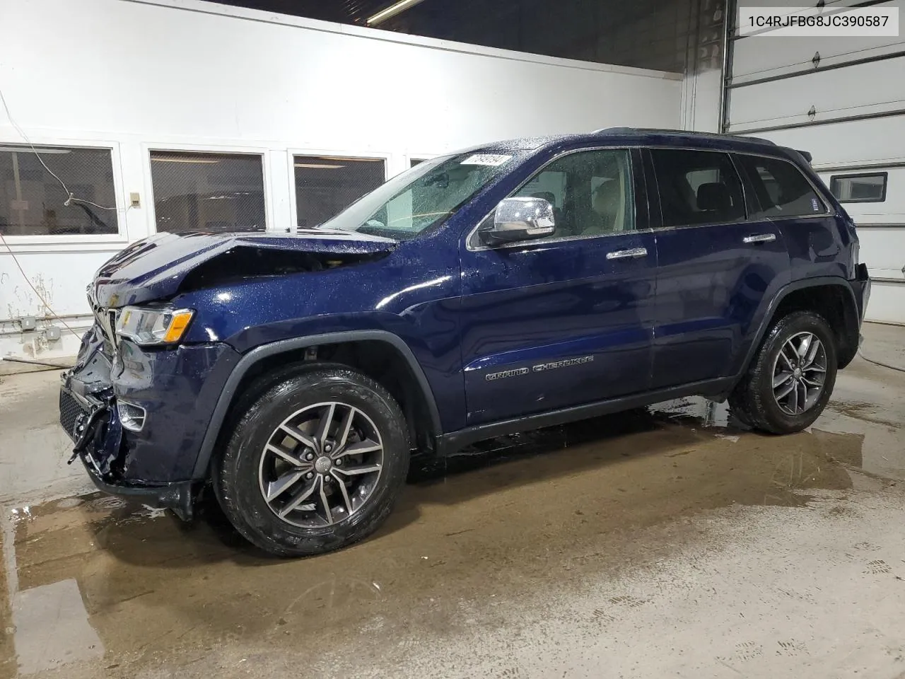 2018 Jeep Grand Cherokee Limited VIN: 1C4RJFBG8JC390587 Lot: 77849194