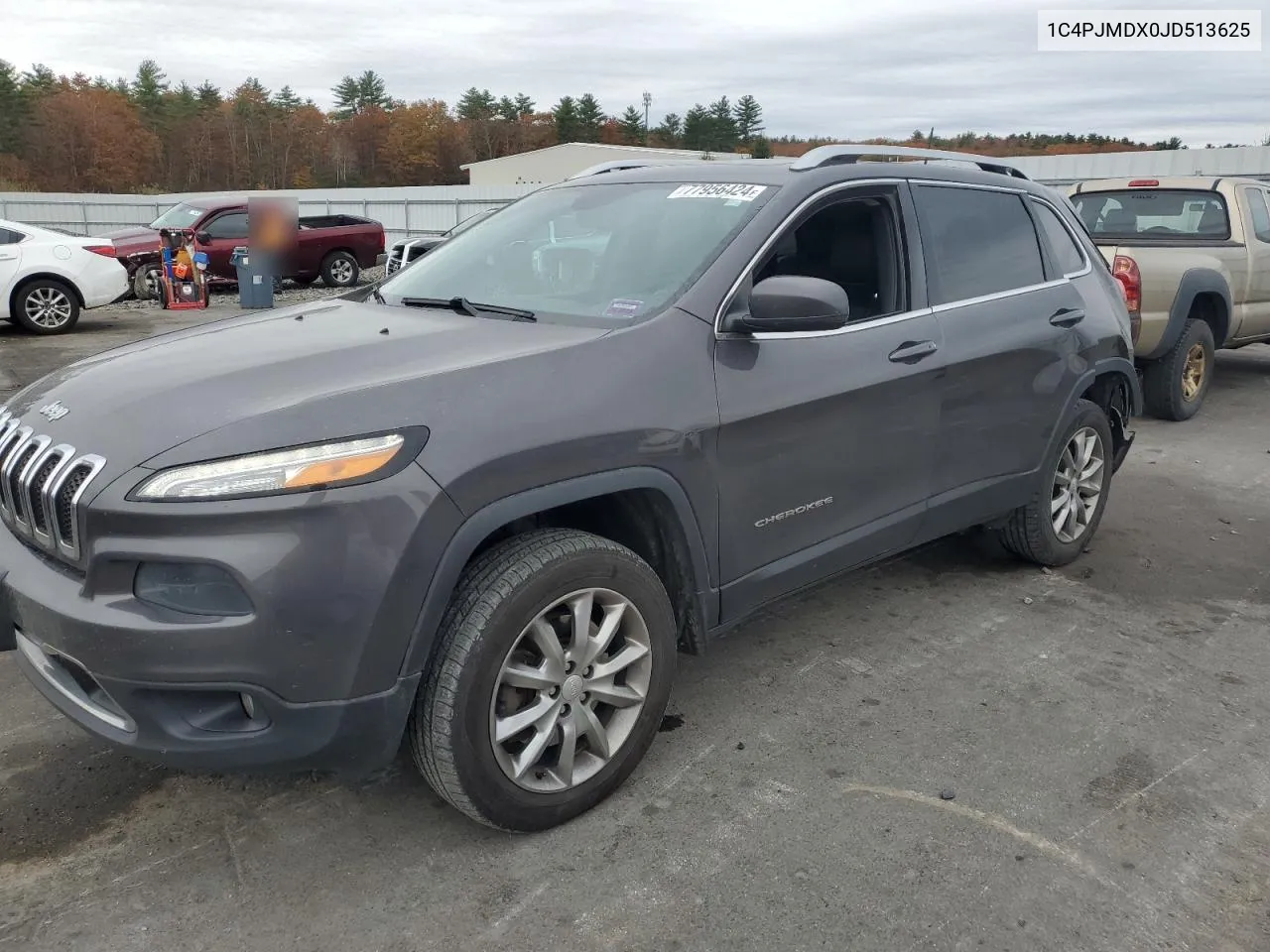 2018 Jeep Cherokee Limited VIN: 1C4PJMDX0JD513625 Lot: 77956424