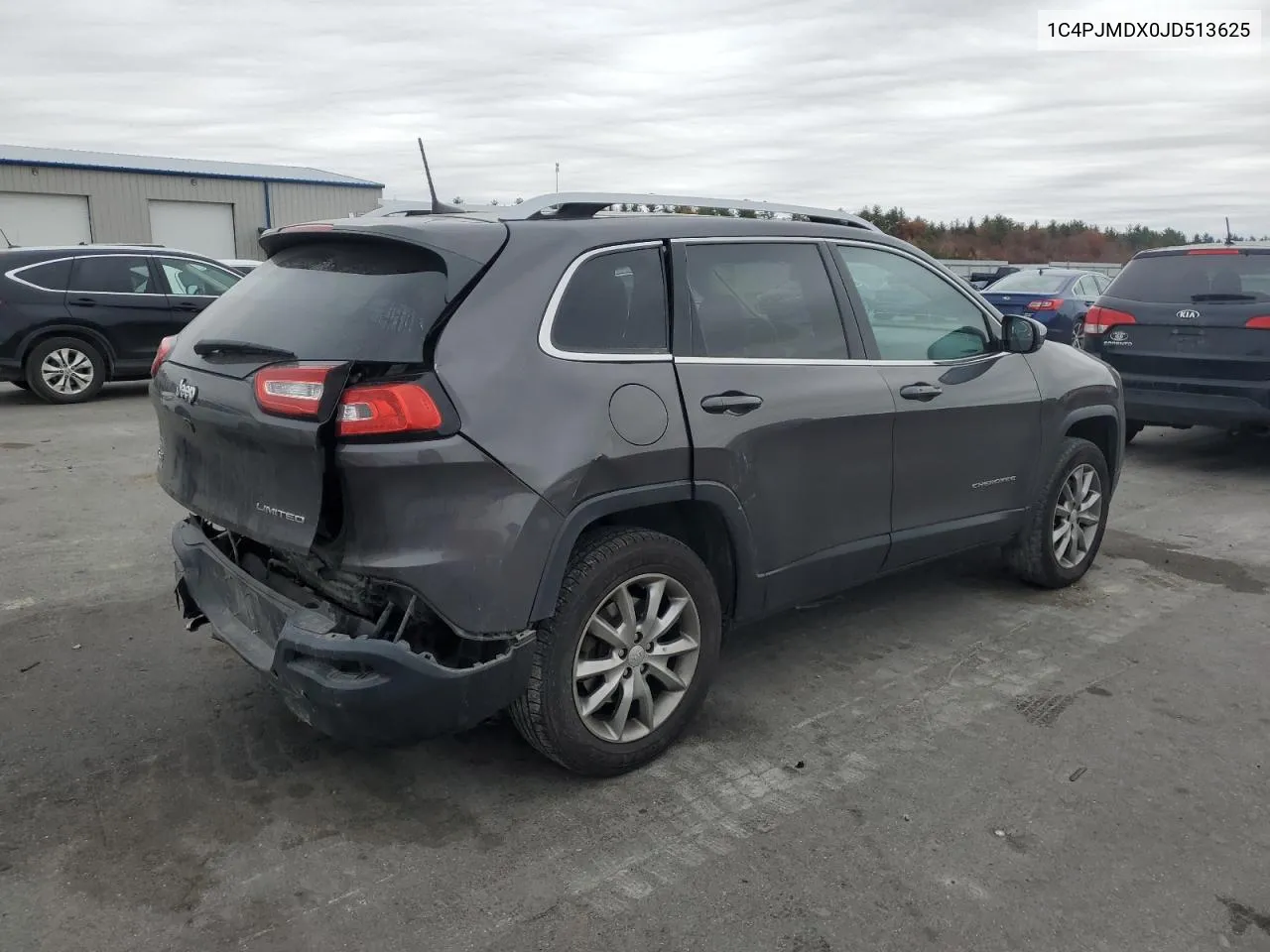 2018 Jeep Cherokee Limited VIN: 1C4PJMDX0JD513625 Lot: 77956424