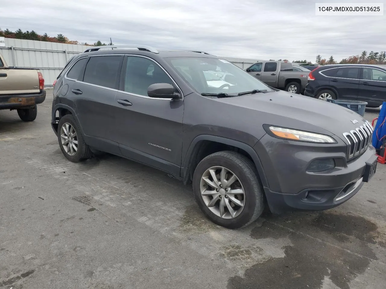 2018 Jeep Cherokee Limited VIN: 1C4PJMDX0JD513625 Lot: 77956424