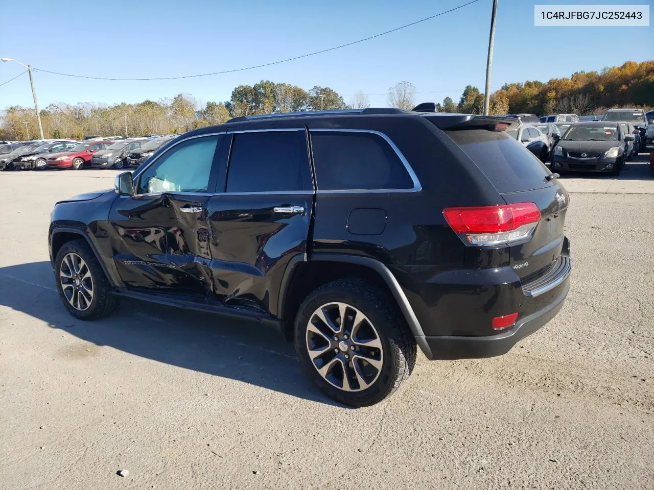 2018 Jeep Grand Cherokee Limited VIN: 1C4RJFBG7JC252443 Lot: 77962504