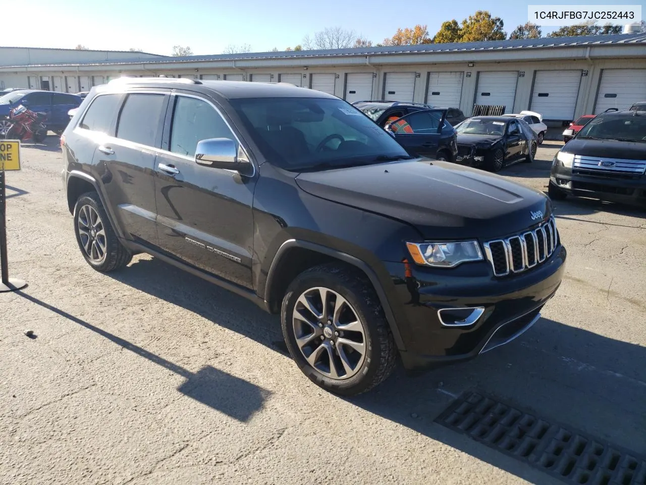 2018 Jeep Grand Cherokee Limited VIN: 1C4RJFBG7JC252443 Lot: 77962504