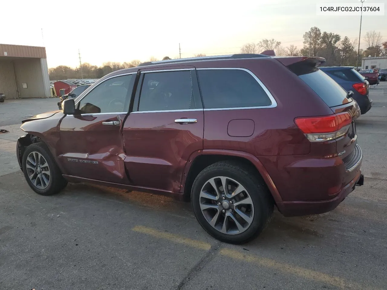 2018 Jeep Grand Cherokee Overland VIN: 1C4RJFCG2JC137604 Lot: 77993584