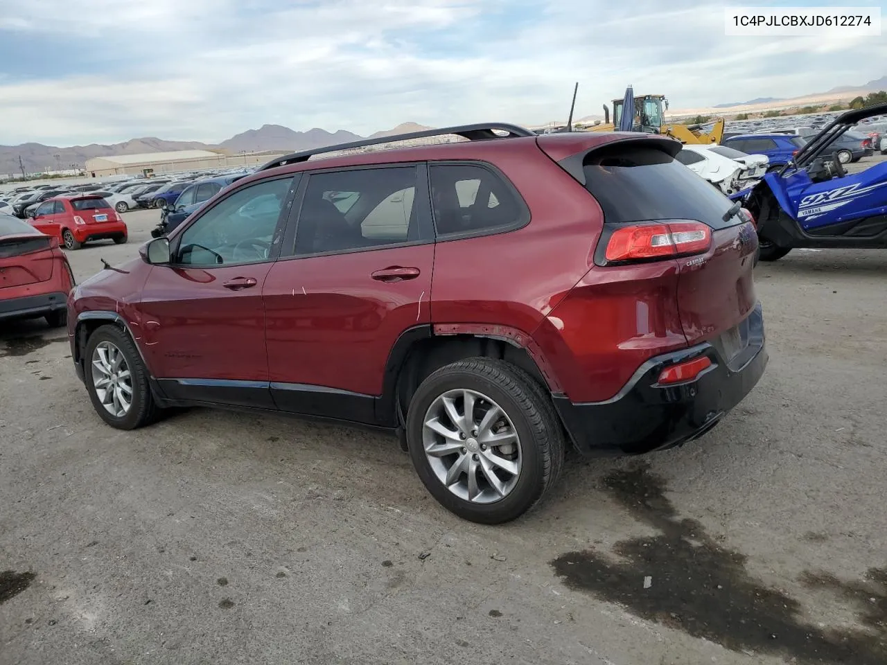 2018 Jeep Cherokee Latitude VIN: 1C4PJLCBXJD612274 Lot: 78024844