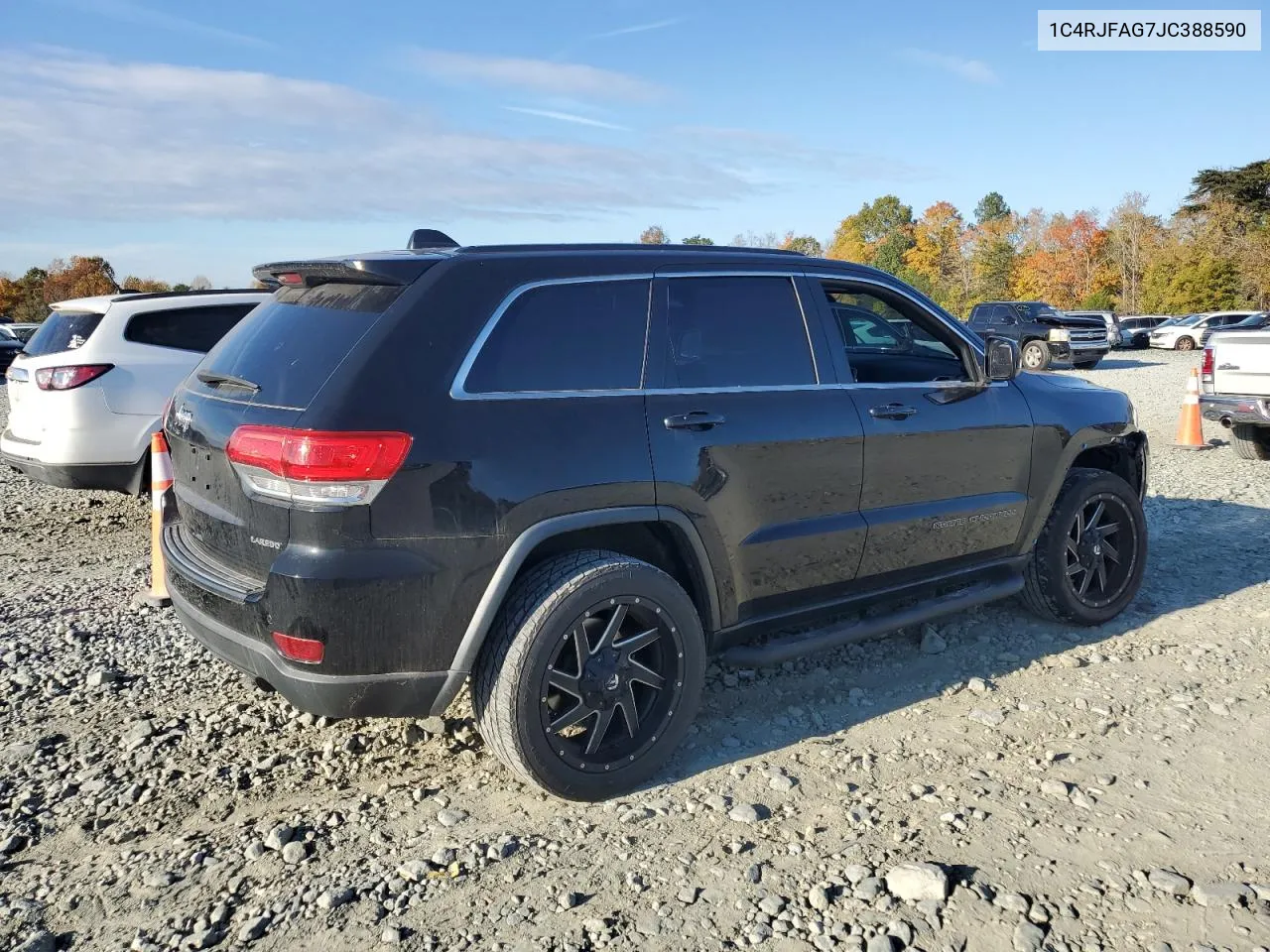 2018 Jeep Grand Cherokee Laredo VIN: 1C4RJFAG7JC388590 Lot: 78032164