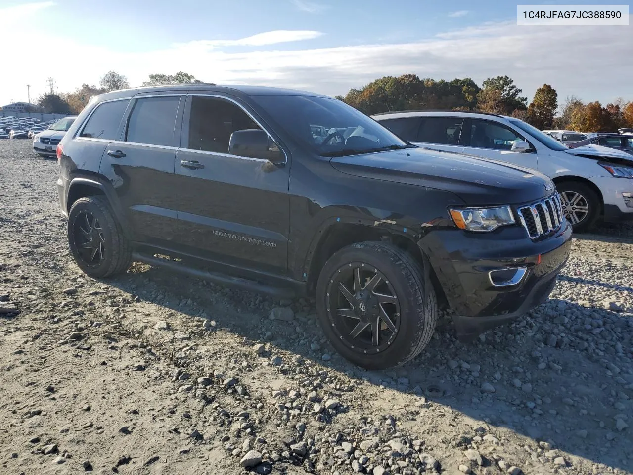 2018 Jeep Grand Cherokee Laredo VIN: 1C4RJFAG7JC388590 Lot: 78032164