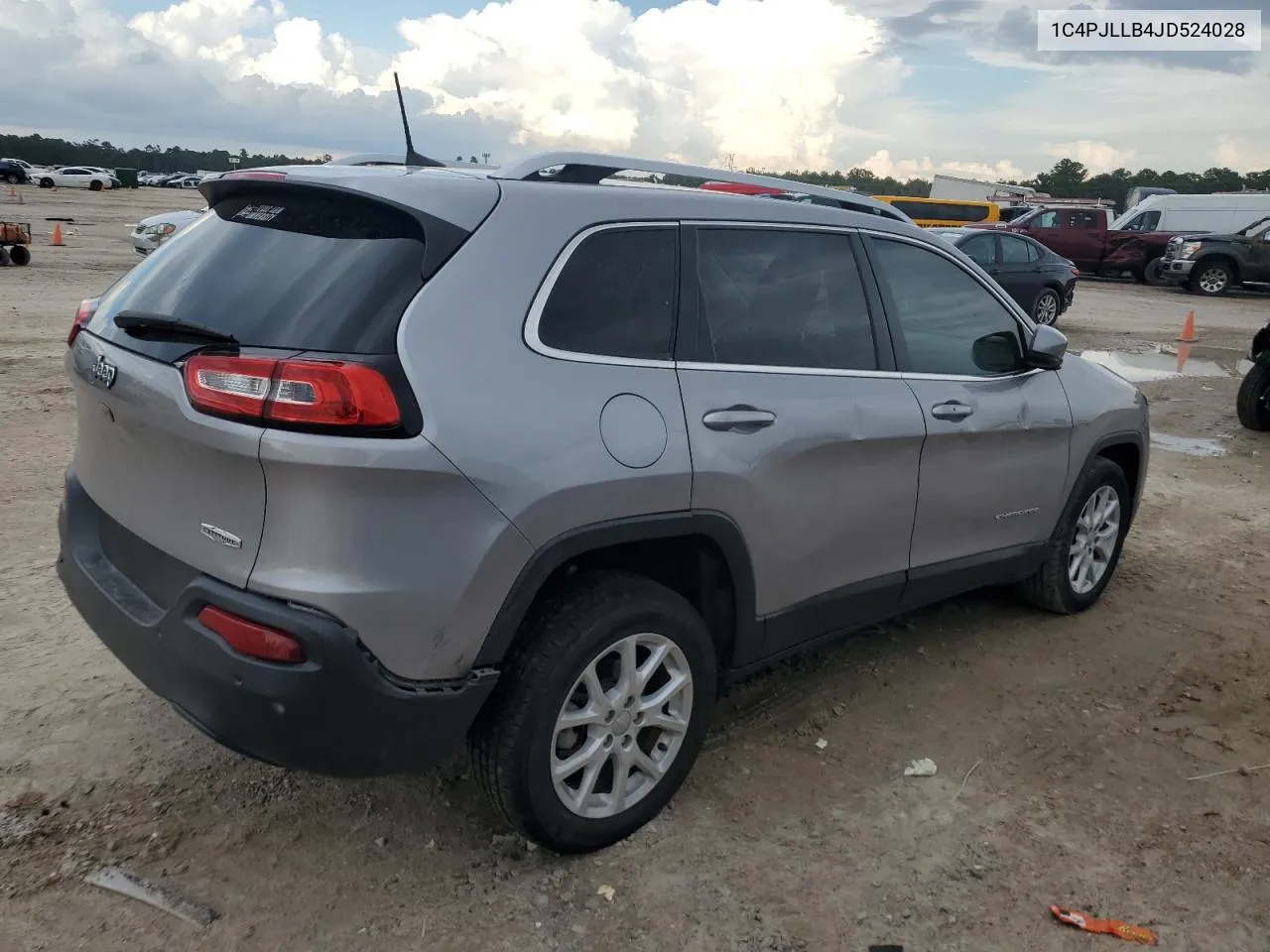 2018 Jeep Cherokee Latitude Plus VIN: 1C4PJLLB4JD524028 Lot: 78141214