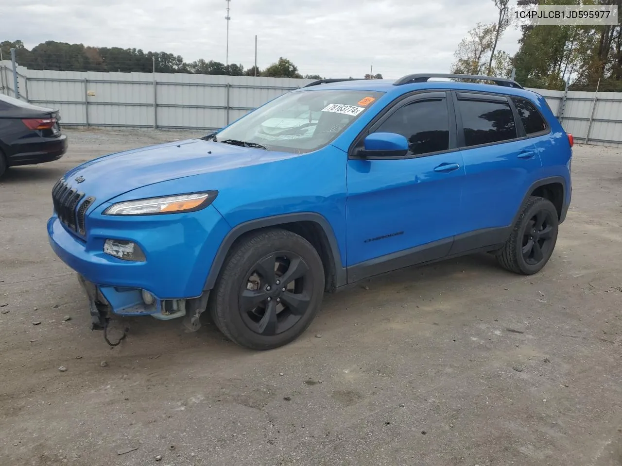 2018 Jeep Cherokee Latitude VIN: 1C4PJLCB1JD595977 Lot: 78163774