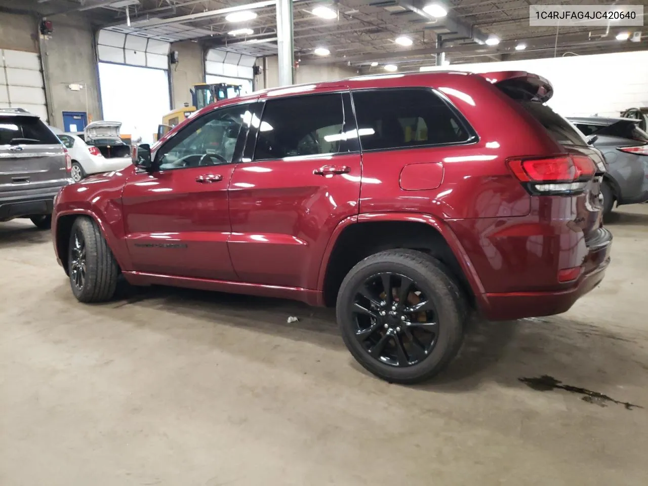 2018 Jeep Grand Cherokee Laredo VIN: 1C4RJFAG4JC420640 Lot: 78212944