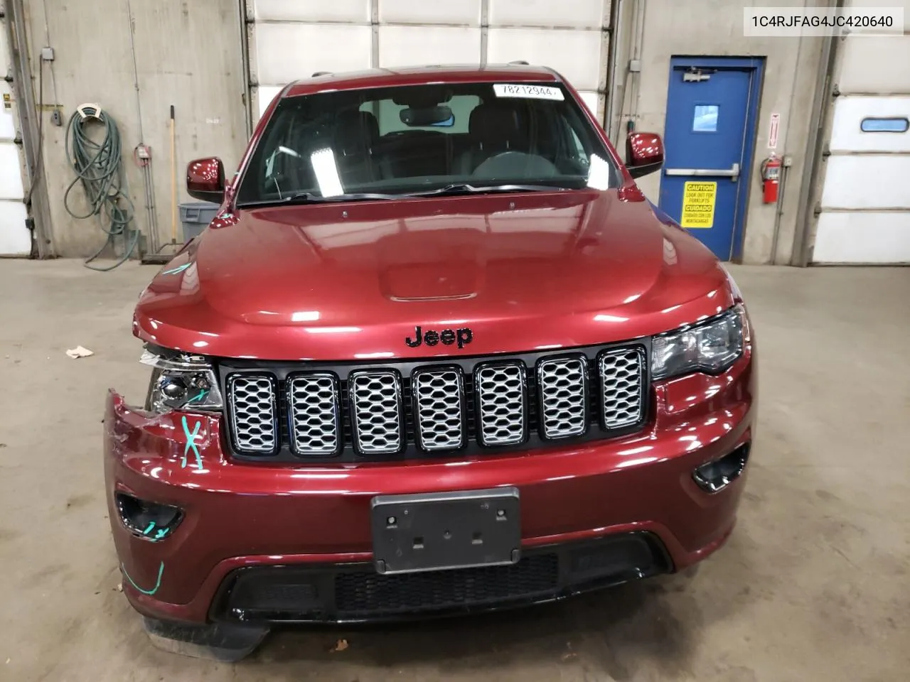 2018 Jeep Grand Cherokee Laredo VIN: 1C4RJFAG4JC420640 Lot: 78212944