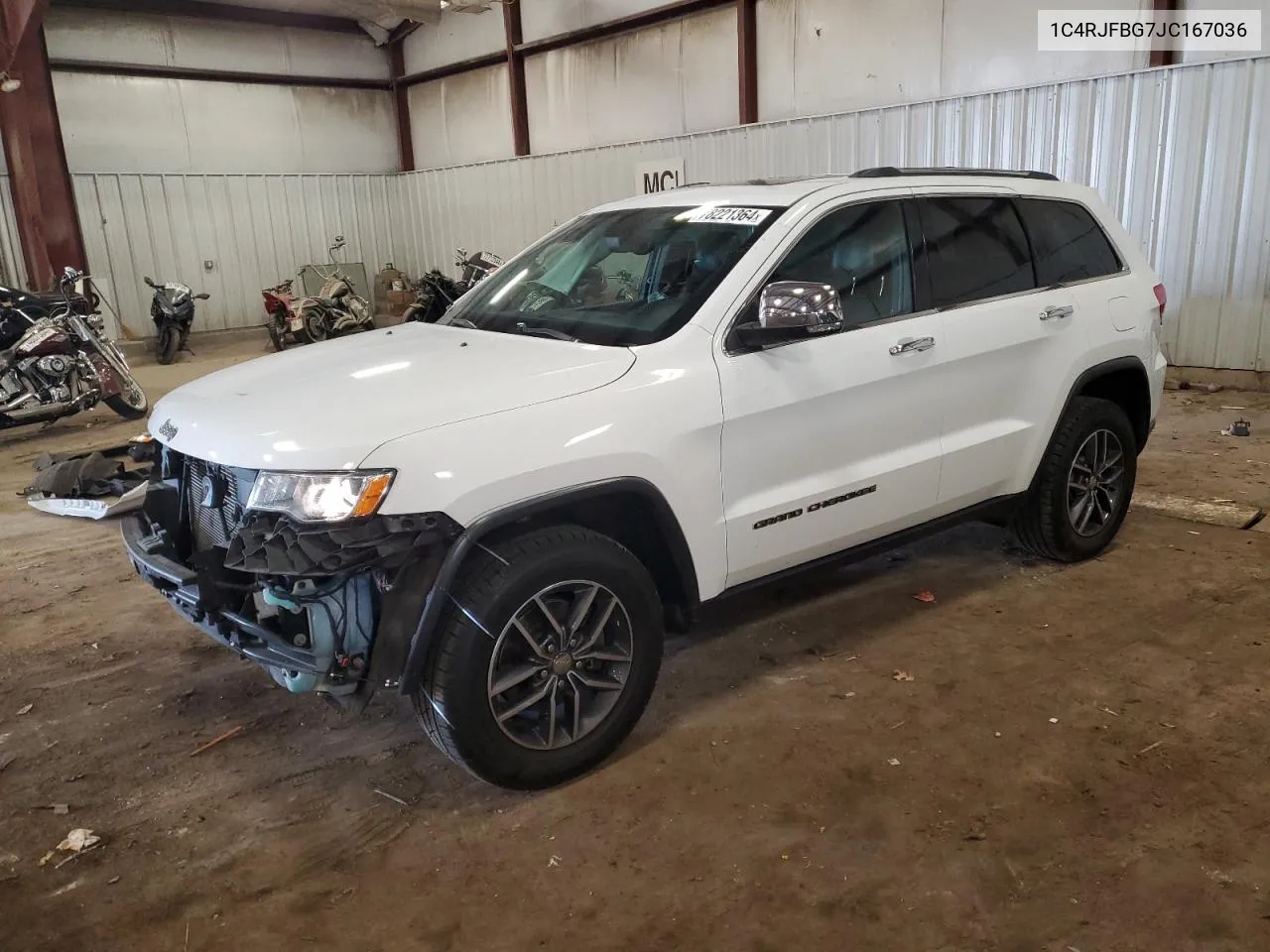 2018 Jeep Grand Cherokee Limited VIN: 1C4RJFBG7JC167036 Lot: 78221364