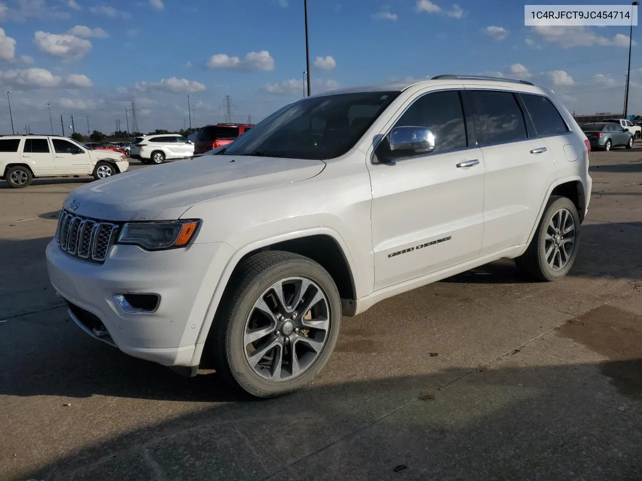 2018 Jeep Grand Cherokee Overland VIN: 1C4RJFCT9JC454714 Lot: 78268704