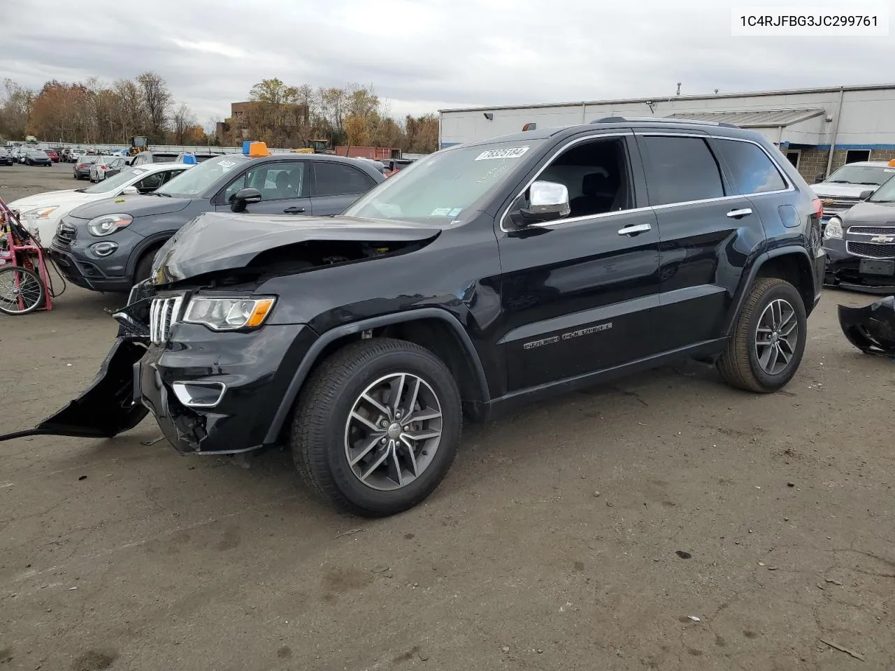 2018 Jeep Grand Cherokee Limited VIN: 1C4RJFBG3JC299761 Lot: 78325184