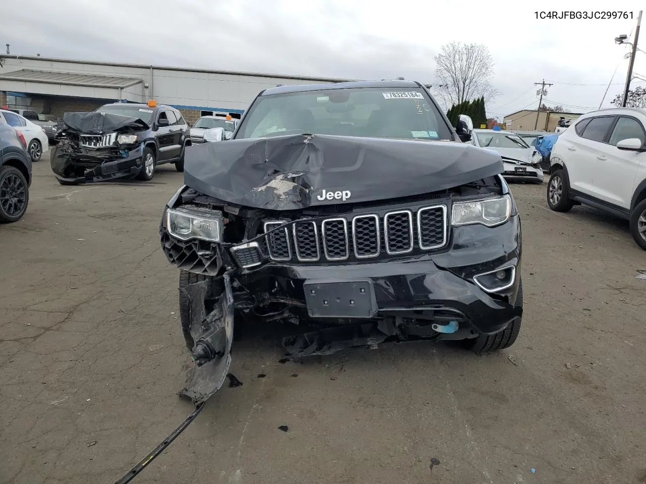 2018 Jeep Grand Cherokee Limited VIN: 1C4RJFBG3JC299761 Lot: 78325184