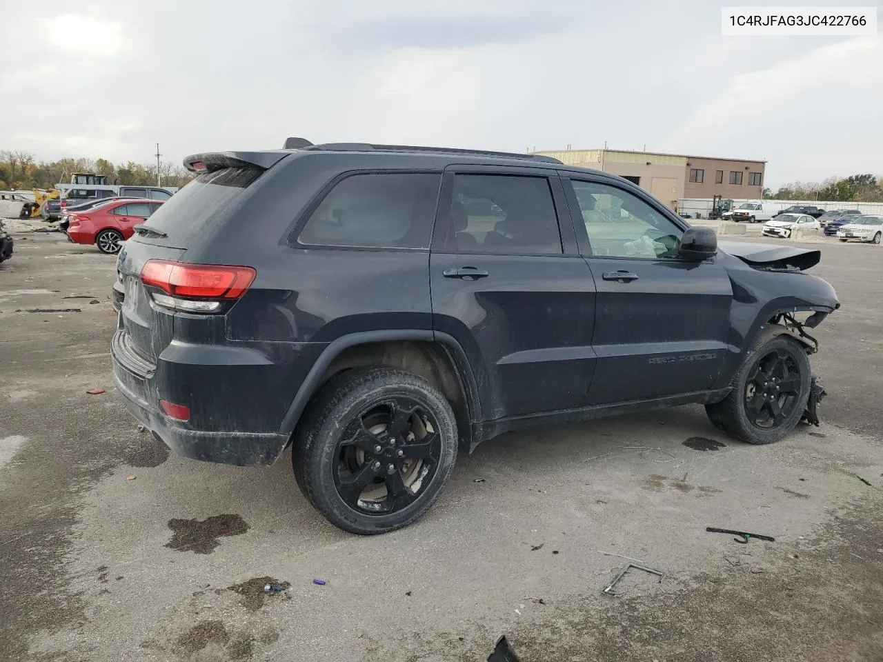 2018 Jeep Grand Cherokee Laredo VIN: 1C4RJFAG3JC422766 Lot: 78519294