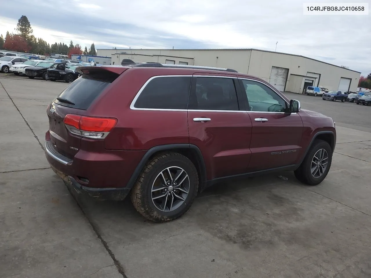 2018 Jeep Grand Cherokee Limited VIN: 1C4RJFBG8JC410658 Lot: 78524674