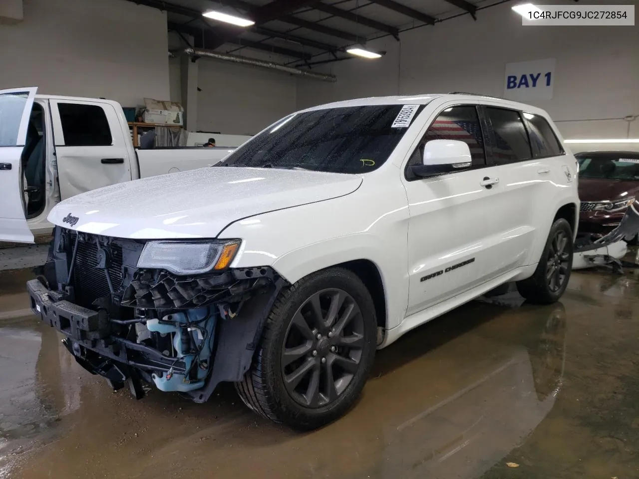 2018 Jeep Grand Cherokee Overland VIN: 1C4RJFCG9JC272854 Lot: 78653924