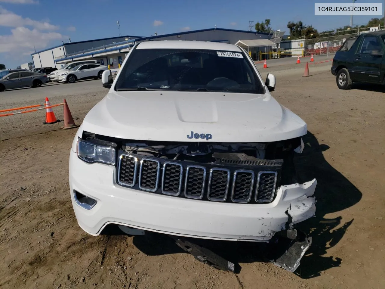 2018 Jeep Grand Cherokee Laredo VIN: 1C4RJEAG5JC359101 Lot: 78761474