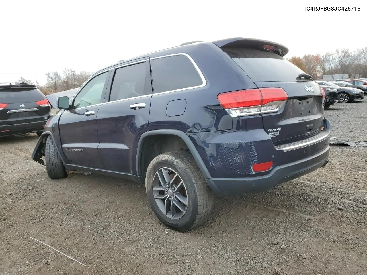 2018 Jeep Grand Cherokee Limited VIN: 1C4RJFBG8JC426715 Lot: 78790934